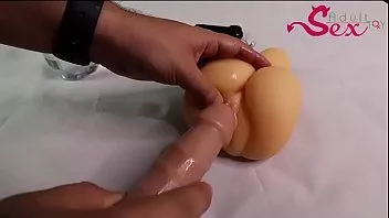 play Silicone pussy masturbation toy for men